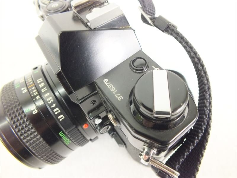 ♪ Canon キャノン AE-1 フィルム一眼レフカメラ FD 50mm 1.8 現状品 中古 240411E3552の画像7