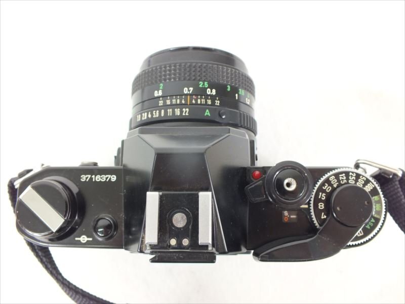 ♪ Canon キャノン AE-1 フィルム一眼レフカメラ FD 50mm 1.8 現状品 中古 240411E3552の画像5