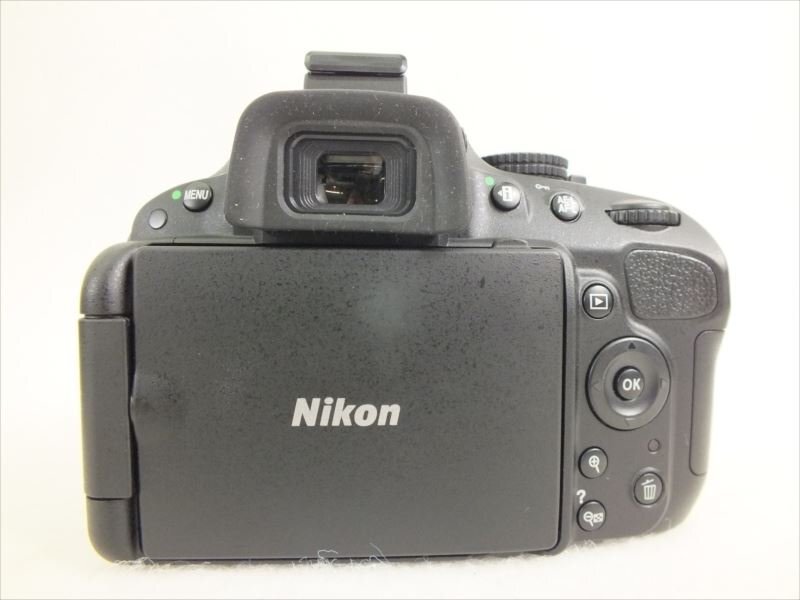 ♪ Nikon ニコン D5100 デジタル一眼レフ 18-55mm 1:3.5-5.6 55-200mm 1:4-5.6 シャッター切れOK 中古 現状品 240411H2143の画像7