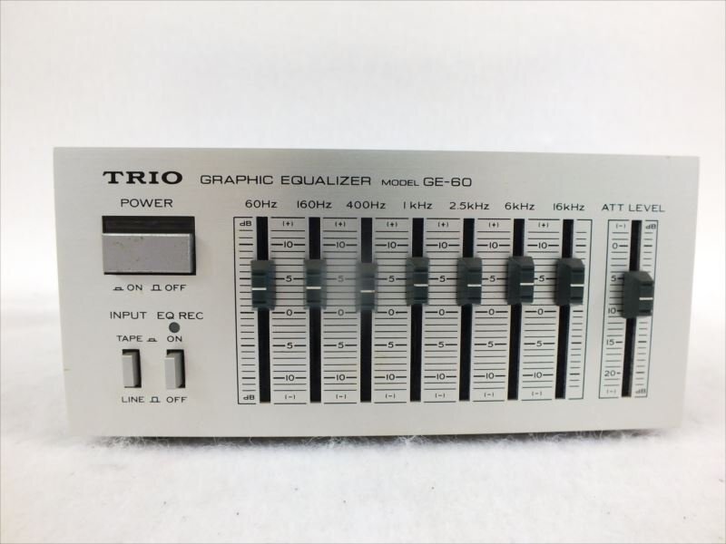 ! TRIO Trio GE-60 equalizer used present condition goods 240411H2176