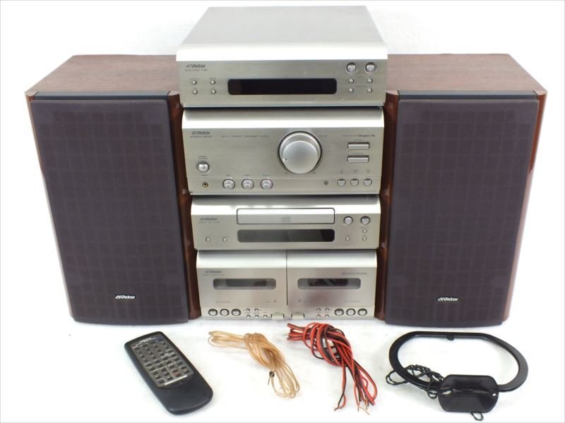 ♪ Victor ビクター FX-FJ1 AX-FJ1 XL-FJ1 TD-FJ1 SP-FJ1 ミニコンポ 中古 240411E3587の画像1