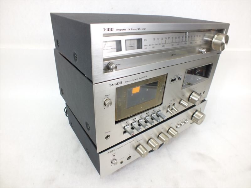 ♪ ONKYO オンキョー T-100 A-100 TA-600 チューナー 中古 240411H2352