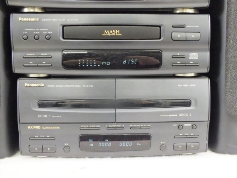 ♪ Panasonic パナソニック SH-CH750 SA-CH750 SL-CH750 RS-CH750 SB-CH750 システムコンポ 中古 240411Y7253の画像4