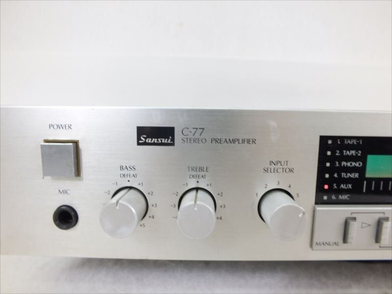 ! SANSUI Sansui C-77 amplifier used 240411H2062