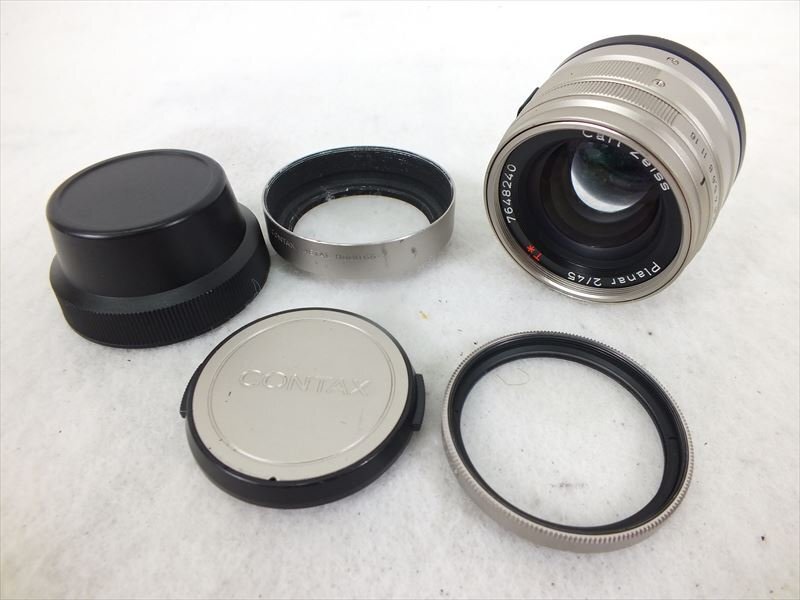 ♪ CarlZeiss カールツァイス レンズ Planar 2/45 T 中古 現状品 240411E3653_画像1