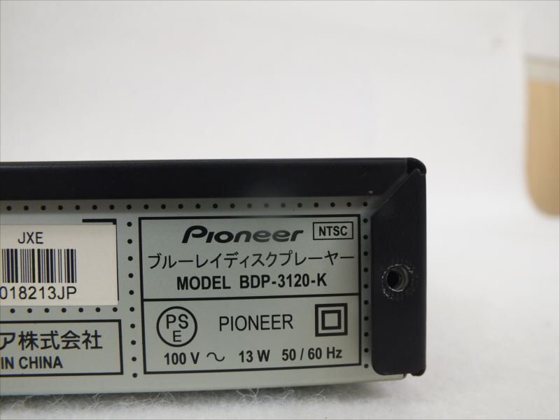 ! PIONEER Pioneer BDP-3120-K BD плеер б/у текущее состояние товар 240411E3399