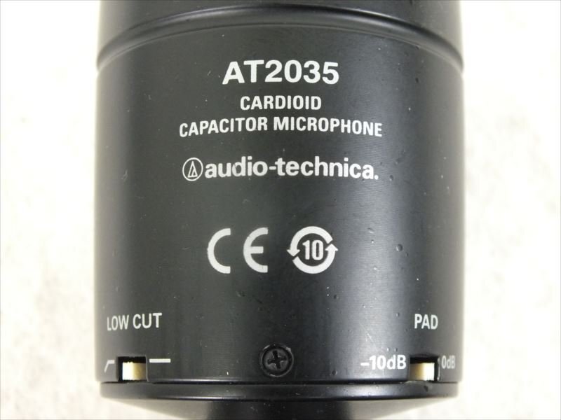 ♪ audio-technica オーディオテクニカ AT2035 マイク 中古 現状品 240411A1053の画像6