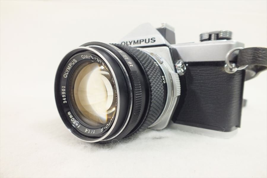 □ OLYMPUS オリンパス OM-1 フィルム一眼レフカメラ G.ZUIKO AUTO-S 1.4 50mm 現状品 中古 240306H2298_画像2