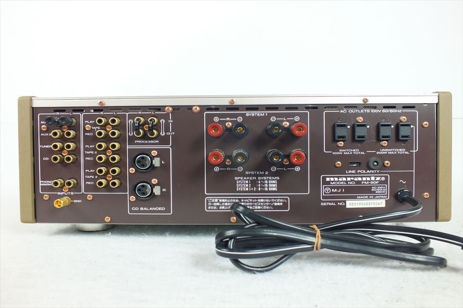 ★ marantz マランツ PM-90F アンプ 中古 240301Y8334の画像8