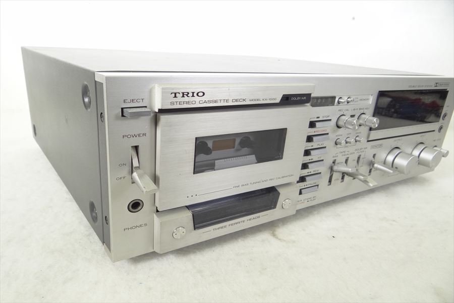 ▼ TRIO トリオ KX-1000 カセットデッキ 中古 現状品 240305K2560の画像3