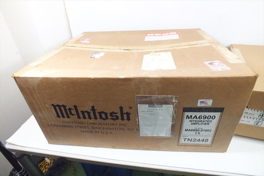 □ McIntosh マッキントッシュ MA6900 アンプ 内箱未開封 中古 240406G6227の画像2