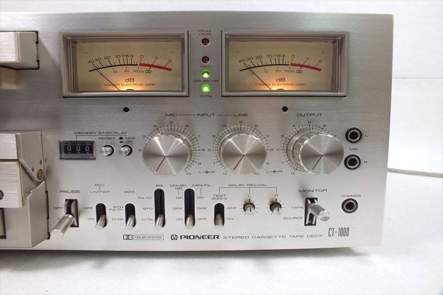 Yahoo!オークション - PIONEER パイオニア CT-1000 カセット Yahoo!オークション - PIONEER パイオニア CT-1000 カセット