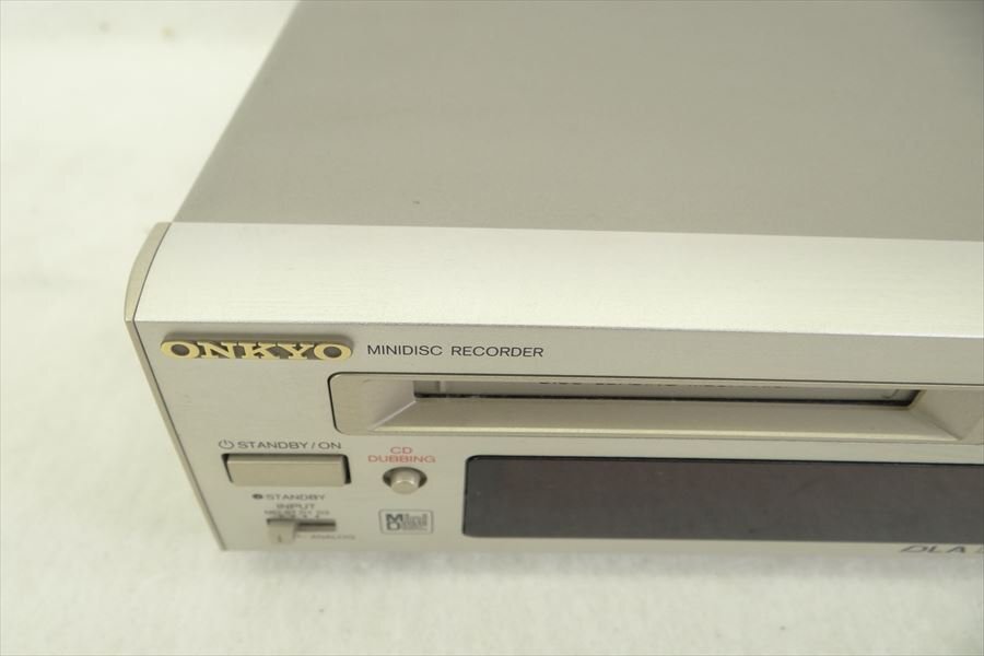 ▼ ONKYO オンキョー MD-105X MDデッキ 中古 現状品 240305A1039Bの画像4