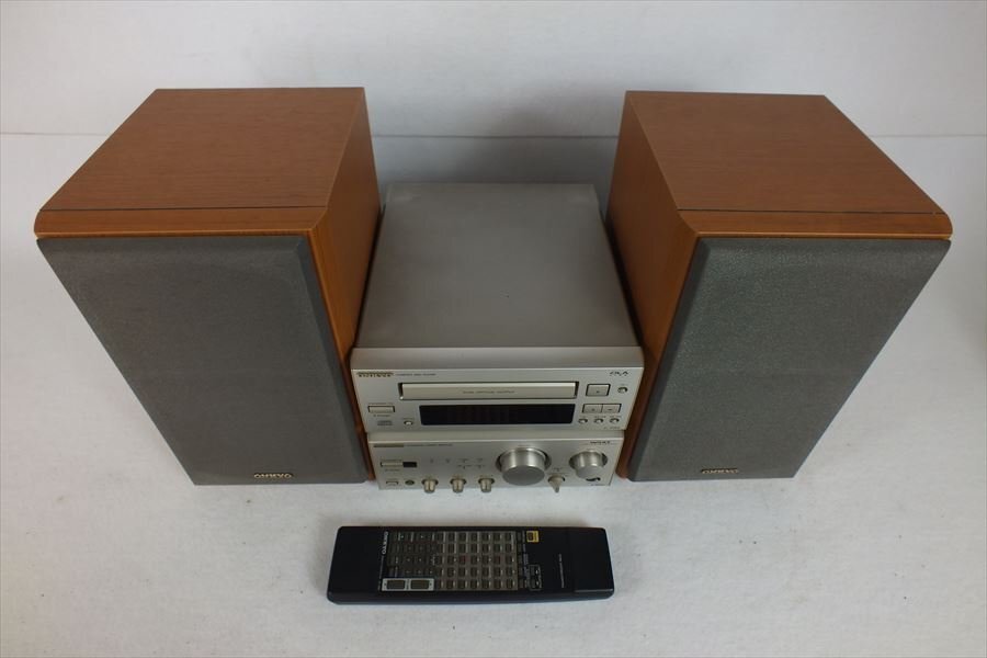 ★ ONKYO オンキョー C-705X A-905X D-062AX ミニコンポ 中古 現状品 240401N3160の画像1