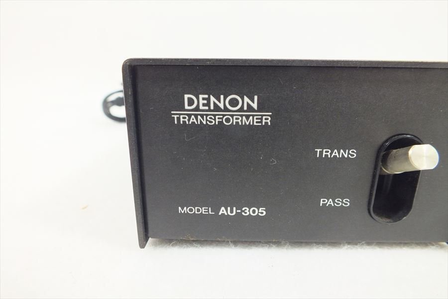 □ DENON デノン AU-305 トランス 音出し確認済 中古 現状品 240406G6113の画像4