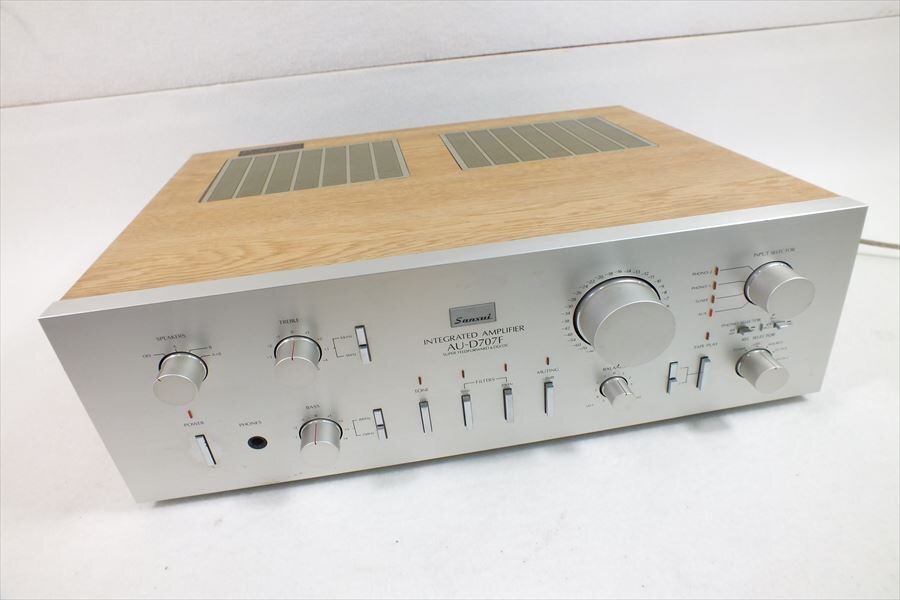 □ SANSUI サンスイ AU-D707F アンプ 中古 現状品 240406G6255の画像3