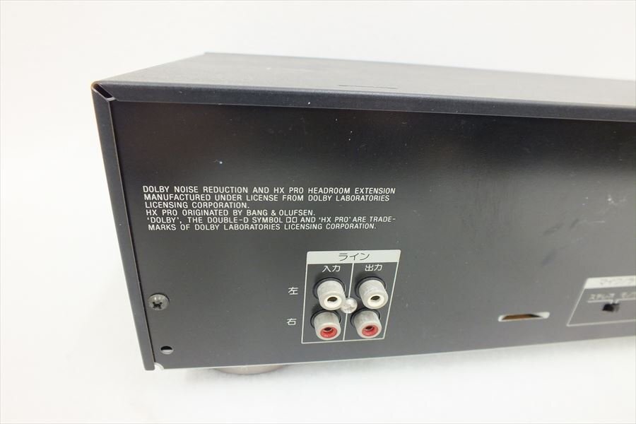 ◆ SONY ソニー TC-RX1000T カセットデッキ 中古 現状品 240409M5173の画像10