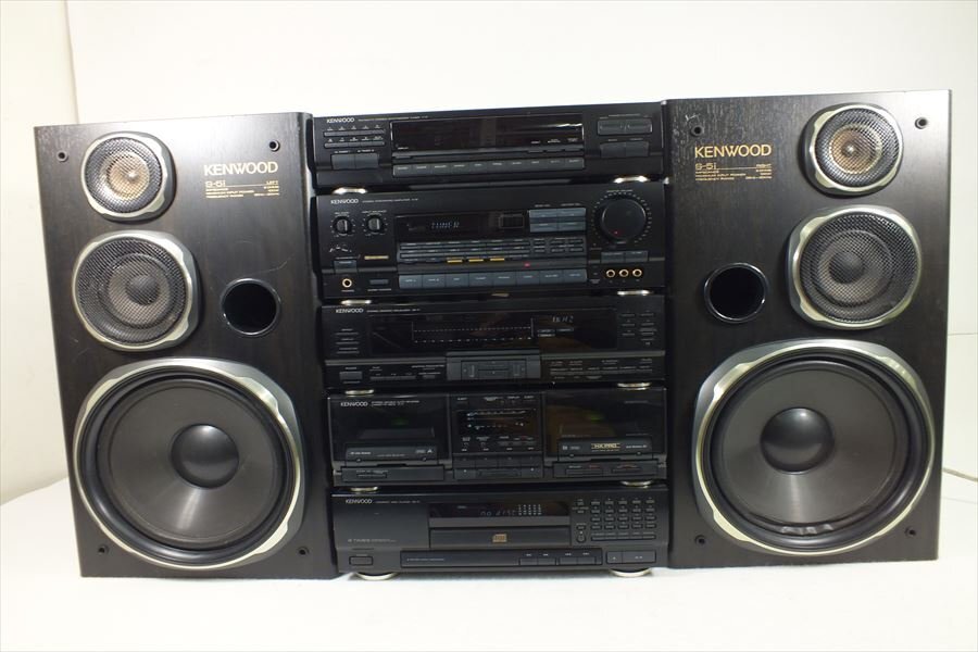 □ KENWOOD ケンウッド T-7i A-5i GE-7i X-7i DP-7i S-5i システムコンポ 中古 現状品 240406G6109_画像2