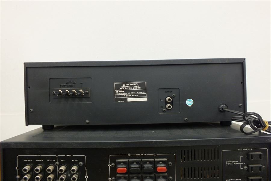 ◆ PIONEER パイオニア TX-7800II SA-7800II CT-405 チューナー 中古 現状品 240409M5325の画像9