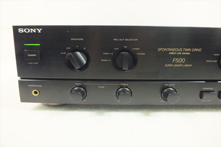 □ SONY ソニー TA-F500 アンプ 中古 現状品 240406G6265_画像4