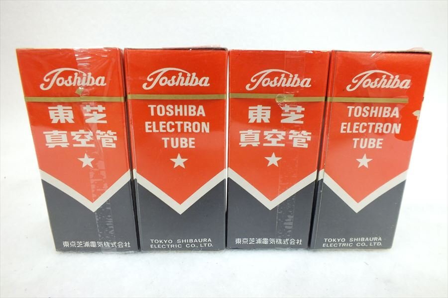 ◆ TOSHIBA 東芝 6SN7GTB 真空管 未開封品 4本セット 中古 240409M5394Bの画像5