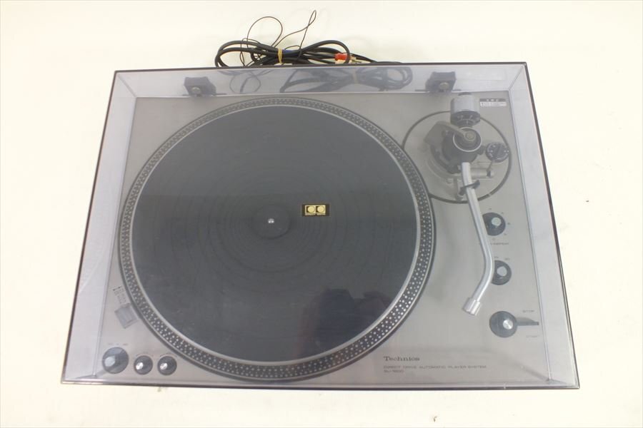 □ Technics テクニクス SL-1600 ターンテーブル 音出し確認済 中古 現状品 240406H2075の画像9