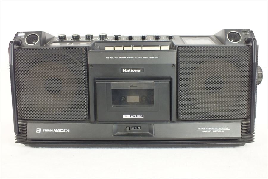 ★ National ナショナル RS-4250 カセットデッキ 現状品 中古 240301C4433の画像3