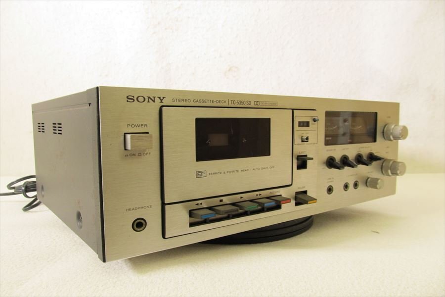 ▼ SONY ソニー TC-5350 SD カセットデッキ 中古 240305H3515の画像2