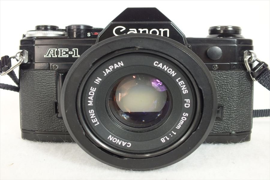 ★ Canon キャノン AE-1 フィルム一眼レフ FD 50mm 1:1.8 中古 現状品 240401C4542_画像2