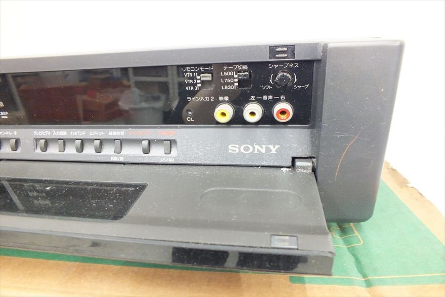 ◆ SONY ソニー SL-200D VHSデッキ 中古 現状品 240309G3253の画像5