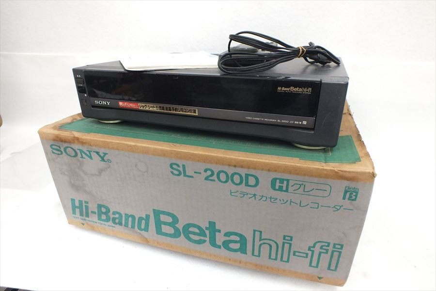 ◆ SONY ソニー SL-200D VHSデッキ 中古 現状品 240309G3253の画像1