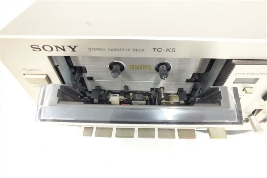 ◆ SONY ソニー TC-K5 カセットデッキ 中古 現状品 240409G3377_画像7