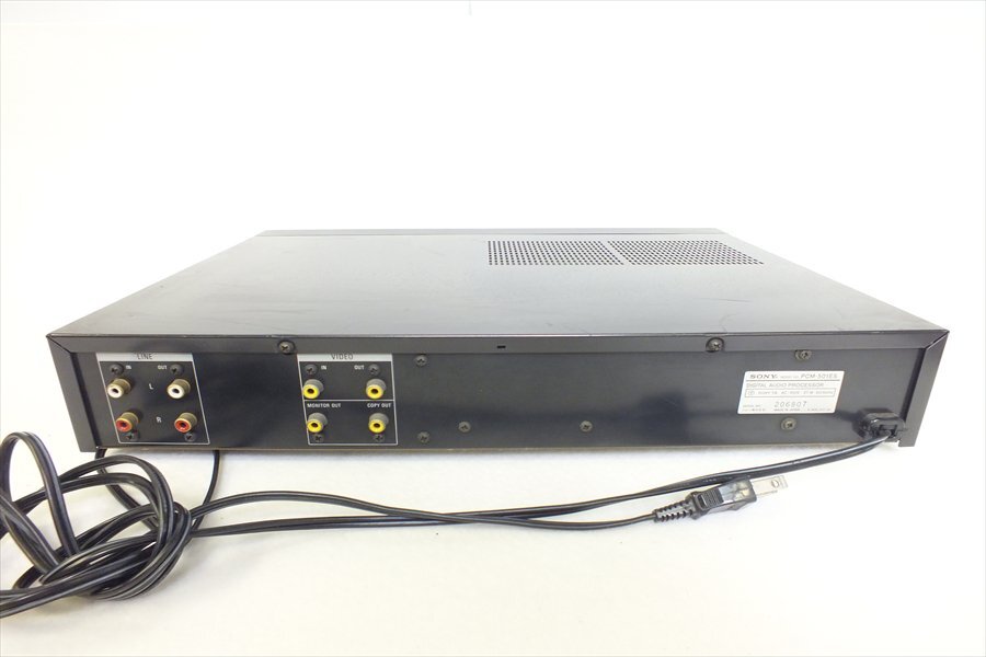 ◇ SONY ソニー PCM-501ES デジタルオーディオプロセッサー 中古 現状品 240208T3287の画像8