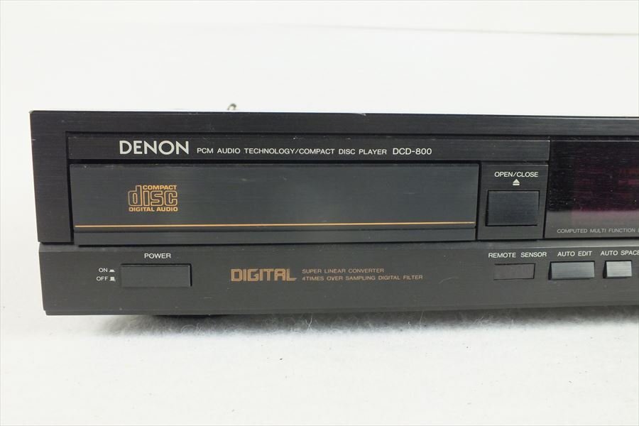 * DENON Denon DCD-800 CD player CD deck used present condition goods 240401N3148