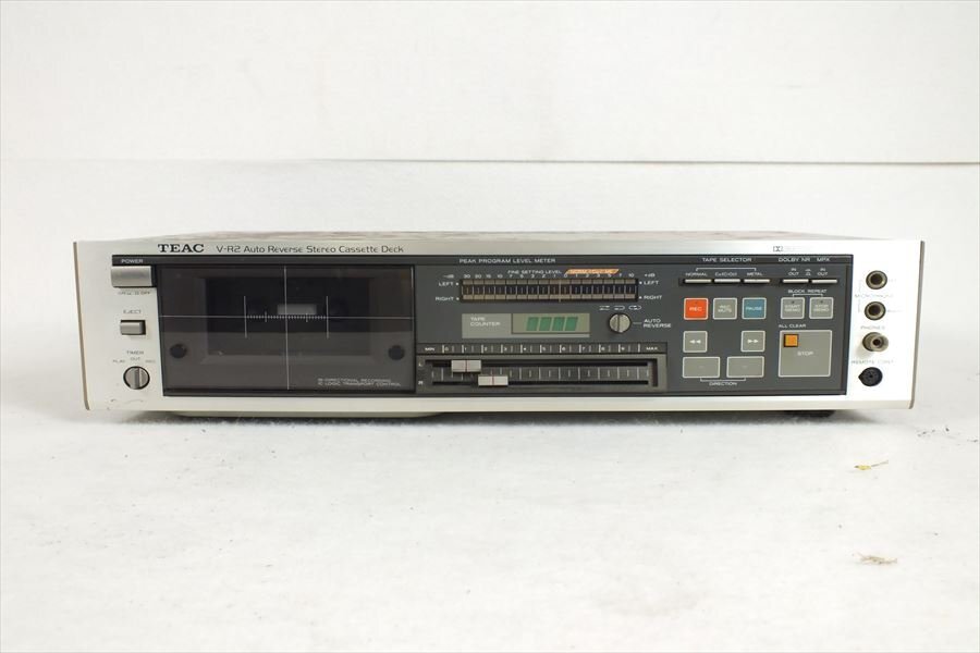 ★ TEAC ティアック V-R2 カセットデッキ 中古 現状品 240301Y8471_画像2