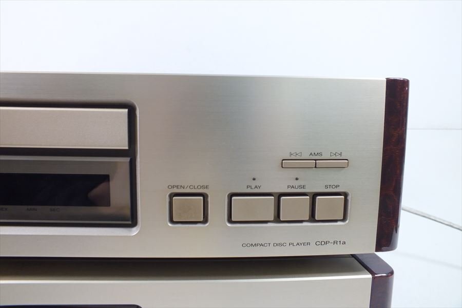□ SONY ソニー DAS-R1a CDP-R1a D/Aコンバーター CDプレイヤー 中古 現状品 240406G6048の画像5