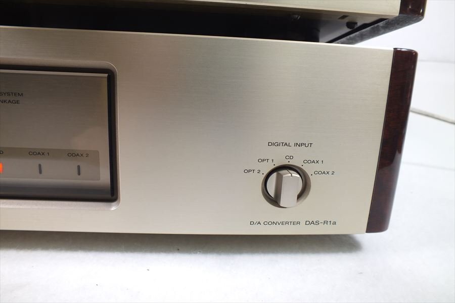 □ SONY ソニー DAS-R1a CDP-R1a D/Aコンバーター CDプレイヤー 中古 現状品 240406G6048の画像8