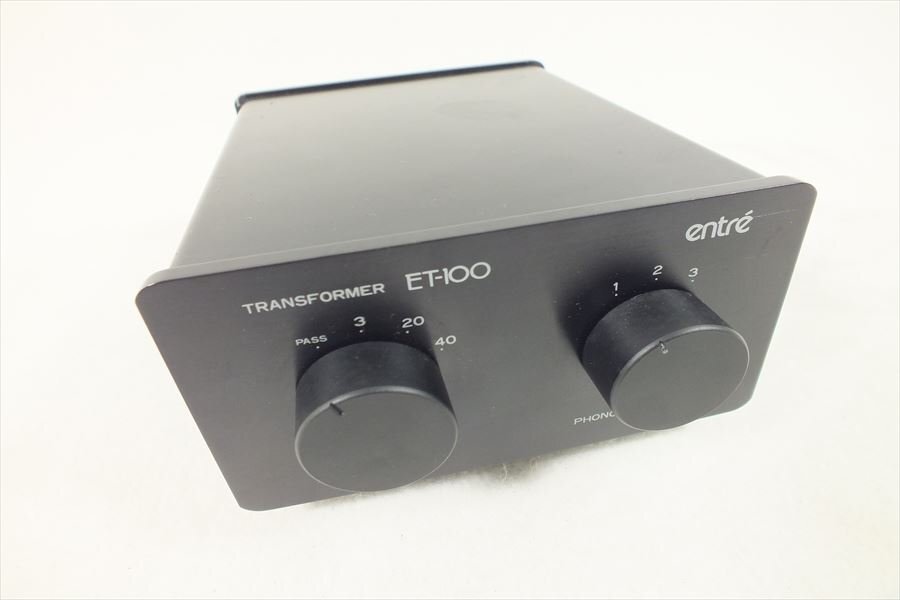 □ entre アントレー ET-100 昇圧トランス 動作確認済 中古 現状品 240406G6054の画像3