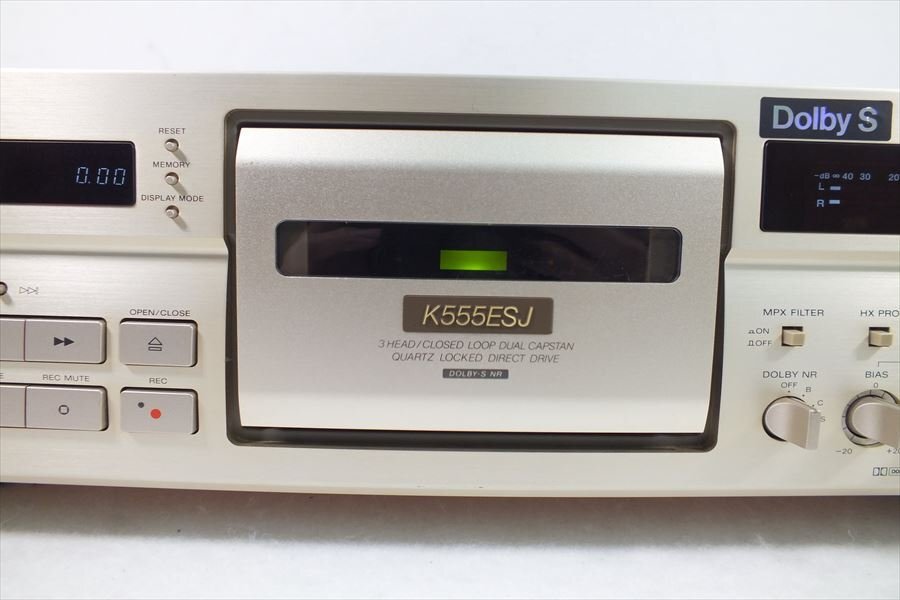 □ SONY ソニー TC-K555ESJ カセットデッキ 中古 現状品 240406G6106の画像5