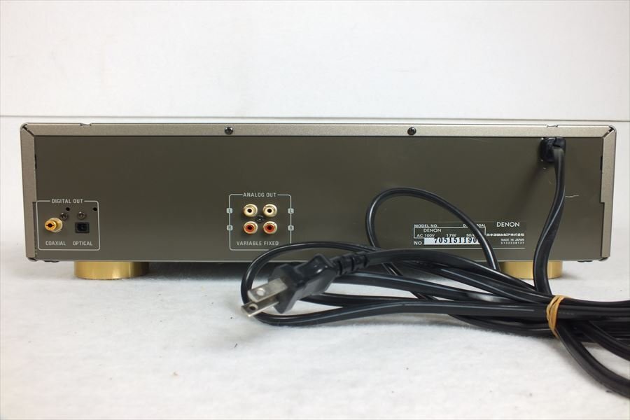 ★ DENON デノン DCD-1650AL CDプレーヤー 動作確認済 中古 現状品 240401Y8130の画像8