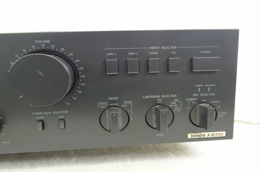 ▼ ONKYO オンキョー A-817RS アンプ 中古 現状品 240405H3032_画像5