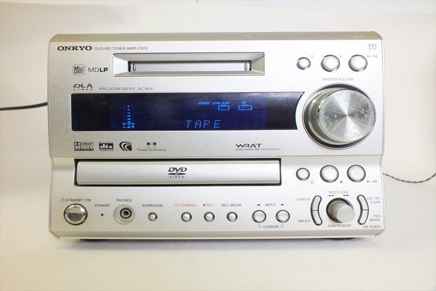 * ONKYO Onkyo FR-7GXDV D-7GXDV mini component used present condition goods 240408R7274