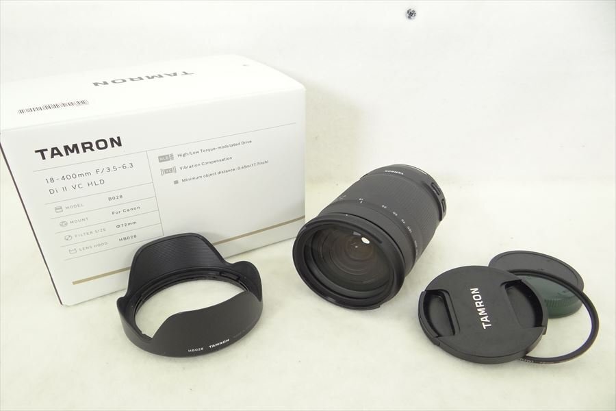 ▼ TAMRON タムロン レンズ 18-400mm 3.5-6.3 Di II VC HLD 中古 現状品 240305H3558_画像1