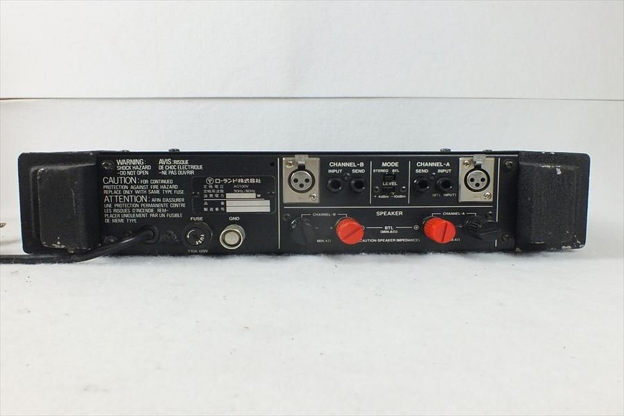 ★ Roland ローランド SRA-2400 アンプ 中古 音出し確認済 240401C4552Bの画像8