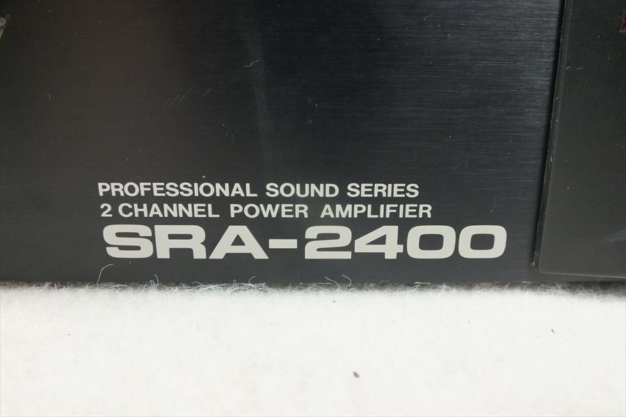 ★ Roland ローランド SRA-2400 アンプ 音出し確認済 動作確認OK 中古 240401C4552Eの画像5