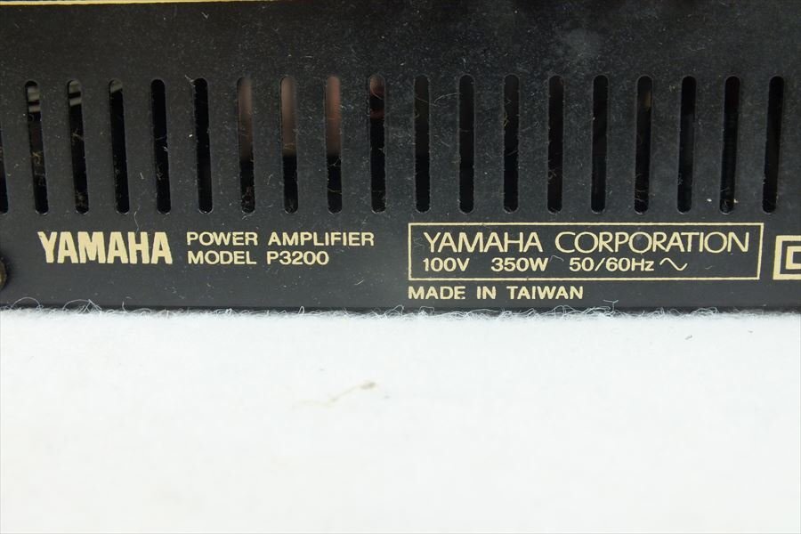 ★ YAMAHA ヤマハ P3200 アンプ 音出し確認済 中古 240401Y8162の画像9