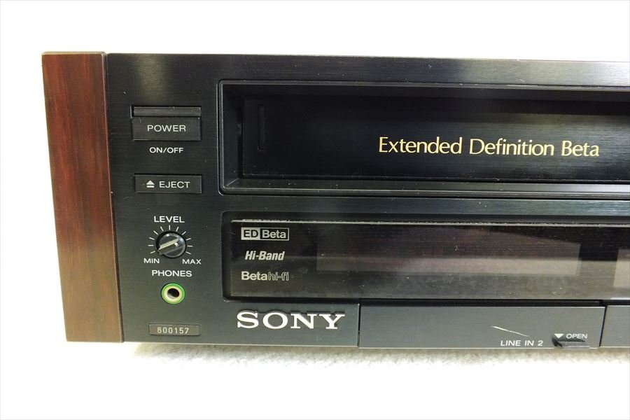 ◇ SONY ソニー EDV-5000 ビデオカセットレコーダー 中古 現状品 240208T3288の画像4