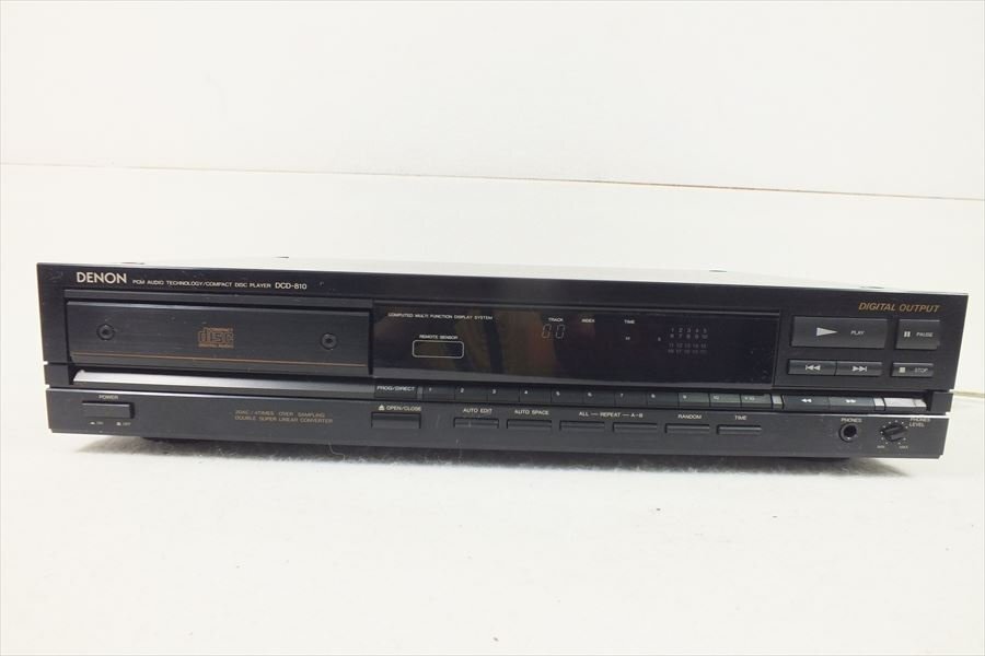 * DENON Denon DCD-810 CD player present condition goods used 240406G6131