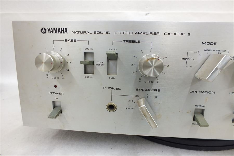 ◆ YAMAHA ヤマハ CA-1000 II アンプ 中古 現状品 240409G3464の画像4