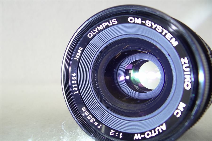 ▼ OLYMPUS オリンパス レンズ OM-SYSTEM ZUIKO MC AUTO-W 1:2 f=35mm 中古 240405H3053B_画像5